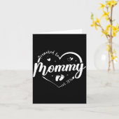 Carte Promoted To Mommy Est 2026 Soon To Be Mom New Moth (Fleur jaune)