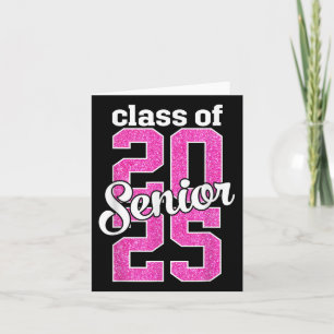 Carte Promotion 2025 Terminale 25 Diplômées Filles Femme