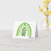 Carte Promotion de la sensibilisation aux maladies du re (Fleur jaune)