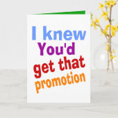 Carte promotion d'emploi drôle (Fleur jaune)