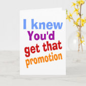 Carte promotion d'emploi drôle (Fleur jaune)