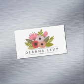 Carte promotionnelle d'affaires de bouquet floral (In Situ)