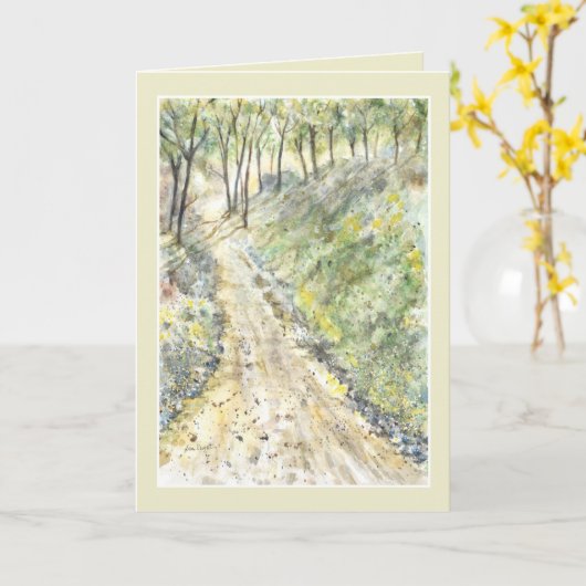 Carte Prompt rétablissement (Fleur jaune)