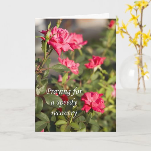 Carte Prompt rétablissement (Fleur jaune)