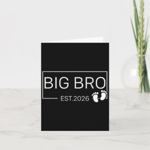 Carte Promu À Big Bro Est 2026 Nouveau Frère Baby Anno