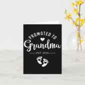 Carte Promu À Grand-Mère 2026 (Fleur jaune)