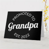 Carte Promu À Grand-Père Est. 2022 I (Fleur jaune)