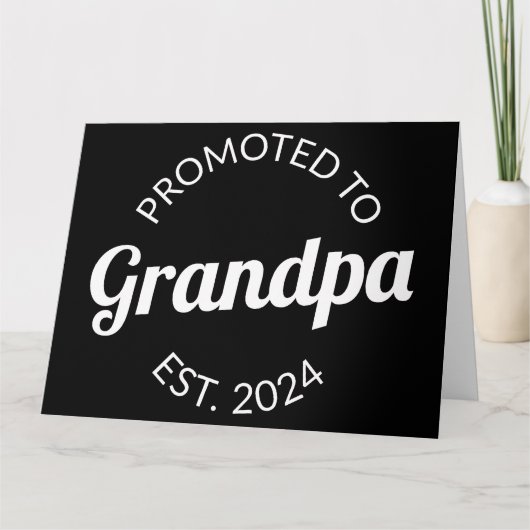 Carte Promu À Grand-Père Est. 2024 I (Devant)