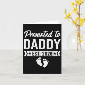 Carte Promu À Papa 2026 (Fleur jaune)