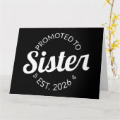 Carte Promu À Soeur Est. 2026 I (Fleur jaune)