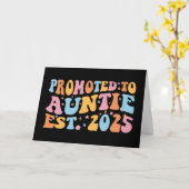 Carte Promu À Tante Est. III 2025 (Fleur jaune)