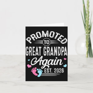 Carte Promu de nouveau l'arrière-grand-père Est