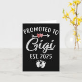 Carte Promu Gigi Est 2025 Drôle Première Fois Mères (Fleur jaune)