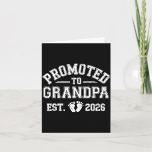 Carte Promu grand-père en 2026 par la nouvelle maman pap