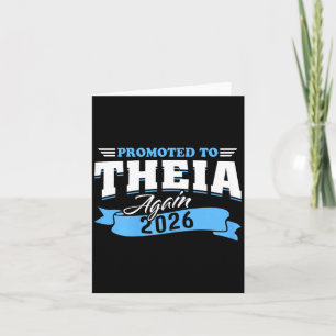 Carte Promu vers Theia 2026 Tante Tatie 2ème 3ème fois 2