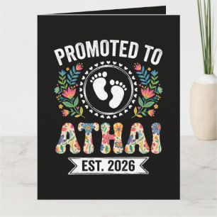 Carte Promue Athai 2026 Tante pour la première fois