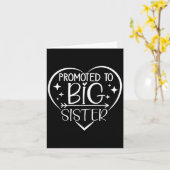 Carte Promue grande soeur - Annonce de la naissance d'un (Fleur jaune)