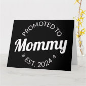 Carte Promue Maman Ést. 2024 Je (Fleur jaune)