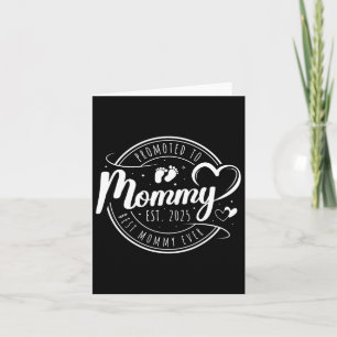 Carte Promue Maman Mama Est 2025 Futur Maman Mot