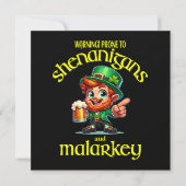 Carte Prone to shenanigans (Devant)