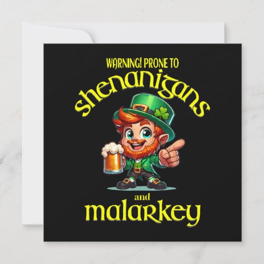 Carte Prone to shenanigans (Devant)