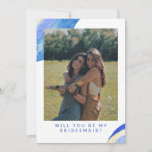 Carte Proposition Abstraite d'aide-mémoire photo Blue Sw (Devant)