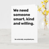 Carte Proposition amusante de Mariage intelligent et typ (Fleur jaune)