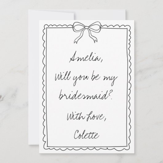 Carte Proposition d'aide-ménagère sur mesure Elegant Mai (Devant)