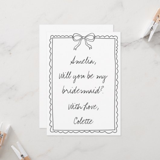 Carte Proposition d'aide-ménagère sur mesure Elegant Mai (Devant/Arrière en situation)