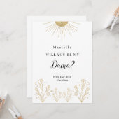 Carte Proposition de Demoiselle Céleste pour la Cour de  (Devant/Arrière en situation)