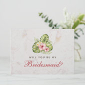 Carte Proposition de la domestique Hibiscus floral tropi (Debout devant)