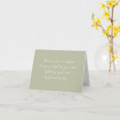 Carte Proposition de la meilleure amie de la mère, Sage  (Fleur jaune)