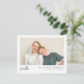 Carte Proposition de la servante d'information de script (Debout devant)