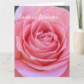 Carte Proposition de mariage personnalisé romantique ros (Devant)