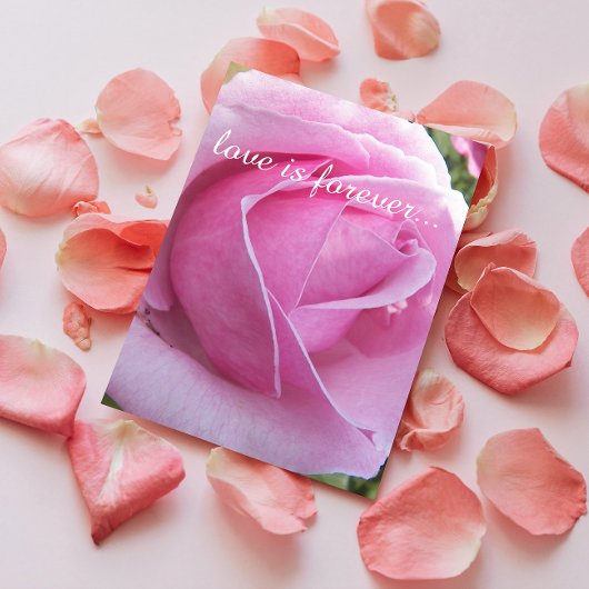 Carte Proposition de mariage personnalisée en fleur de r