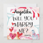 Carte Proposition de marriage | You Marry Me ? Custom (Devant)