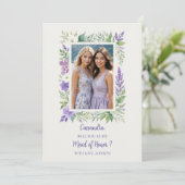 Carte Proposition de photo de la femme de ménage de cadr (Debout devant)