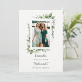 Carte Proposition de photo de la femme de ménage verte d (Debout devant)