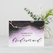 Carte Proposition d'Ethereal Mist Ombre Amethyst Bridesm (Debout devant)