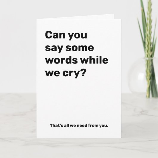 Carte Proposition Drôle D'Officier Mariage - Dites Quelq (Devant)