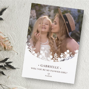 Carte Proposition d'une femme de ménage de la Fleur de c