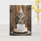 Carte Propre sur le gâteau d'anniversaire note d'attente (Fleur jaune)