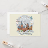 Carte Propriété de Hogwarts Bande Dessinée Graphique (Devant/Arrière en situation)