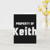 Carte Propriété De Keith Funny Dons De Bachelorette Pour (Fleur jaune)