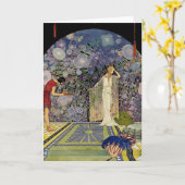 Carte Proserpina dans le palais de Pluton (Fleur jaune)