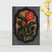 Carte Protea de roi (Fleur jaune)