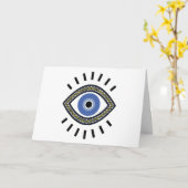 Carte Protection des yeux du mal Amulet de la perle trad (Fleur jaune)