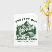 Carte Protéger les parcs nationaux (Fleur jaune)