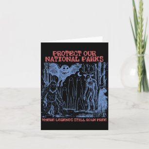 Carte Protéger les parcs nationaux Mothman Cryptide Weir