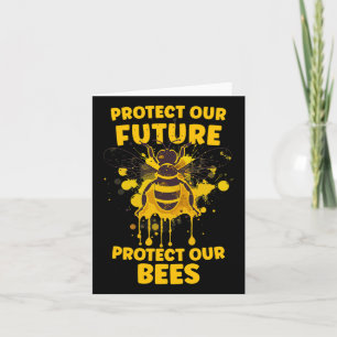 Carte Protégez nos abeilles - Earth Day Bee Guy Awarenes